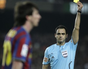 Spanish referee Carlos Velasco Carballo